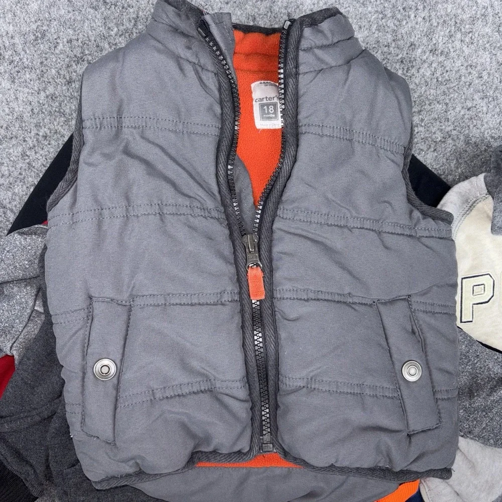 Boys 18M Jackets Hoodies Lot Of 16 Jordan Under Armour Ralph Lauren Winter Coat